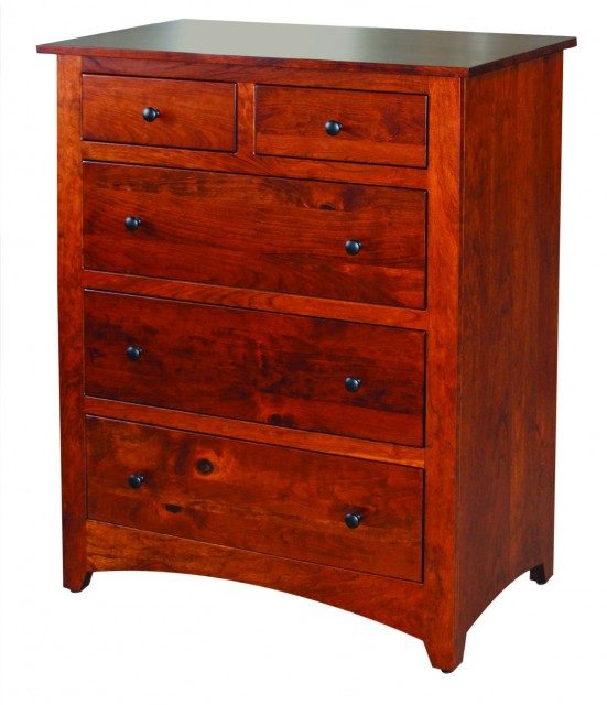 Country Shaker 5-Drawer Chest