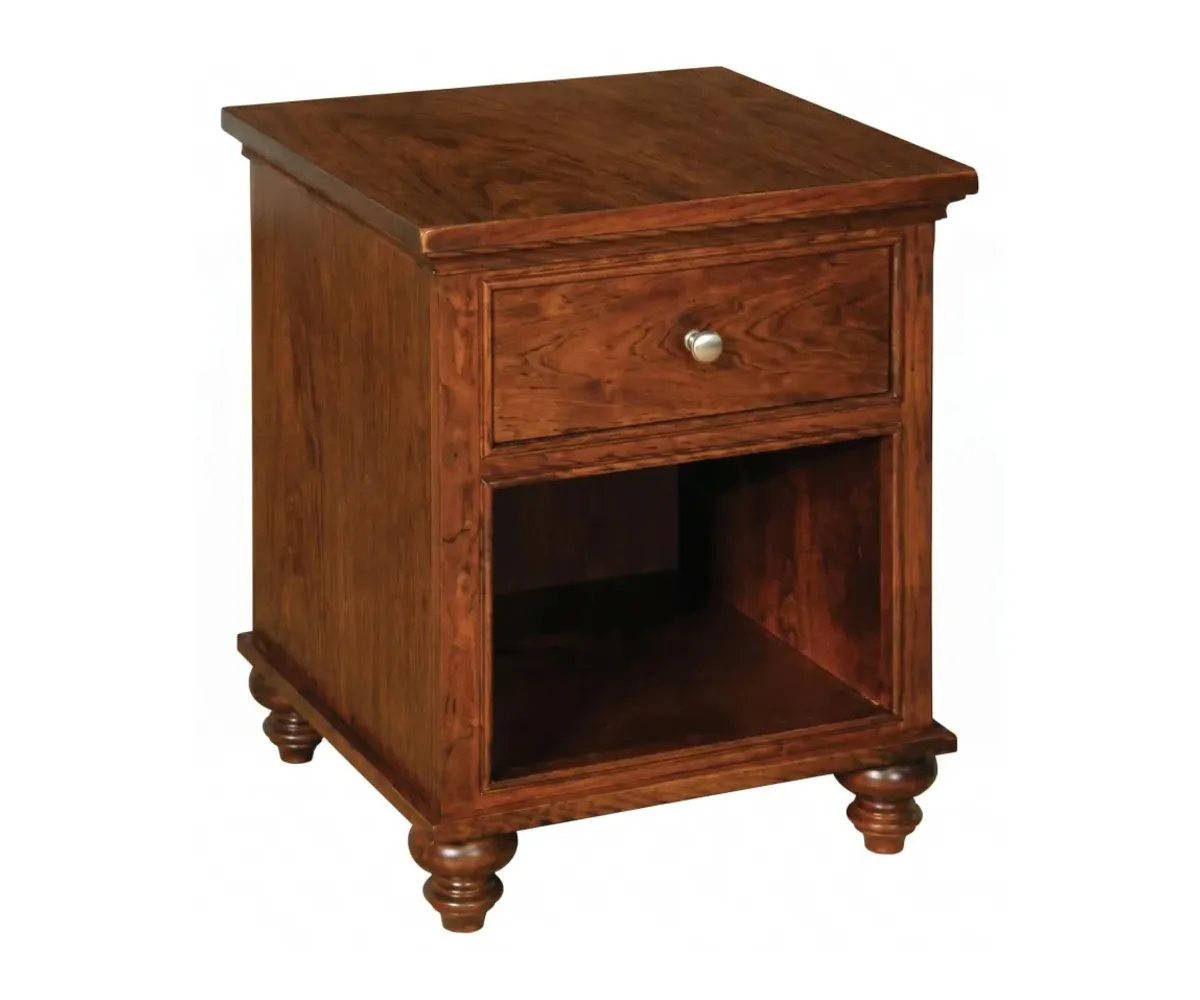 Dutchess Open Nightstand with 1 Drawer
