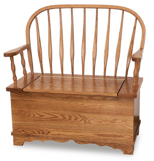 Bent Feather Bow Bench