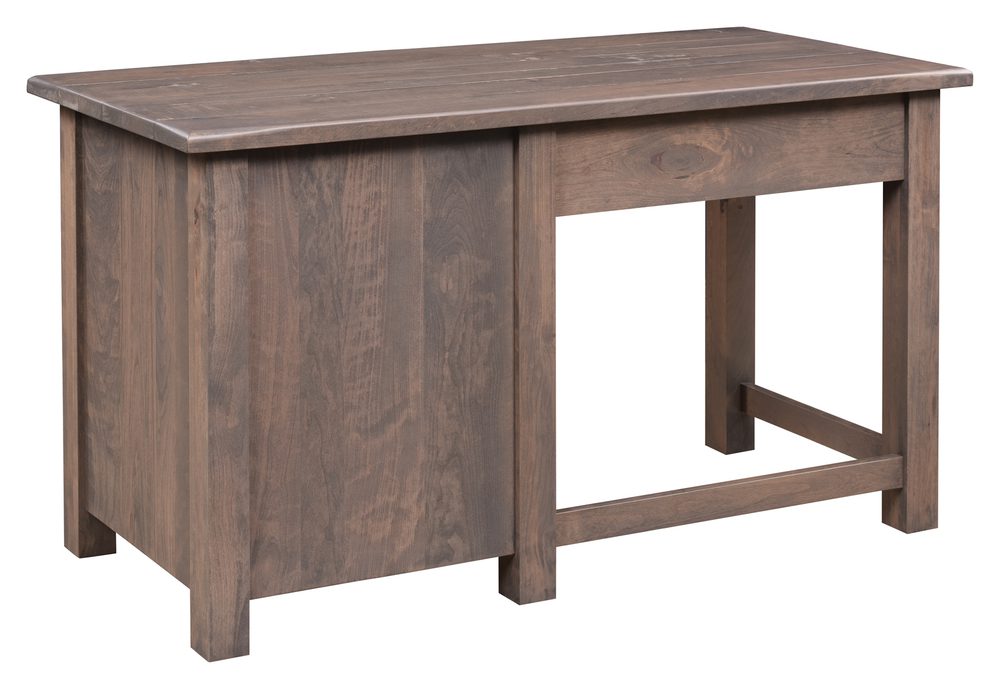 Barn Floor Single Pedestal Desk