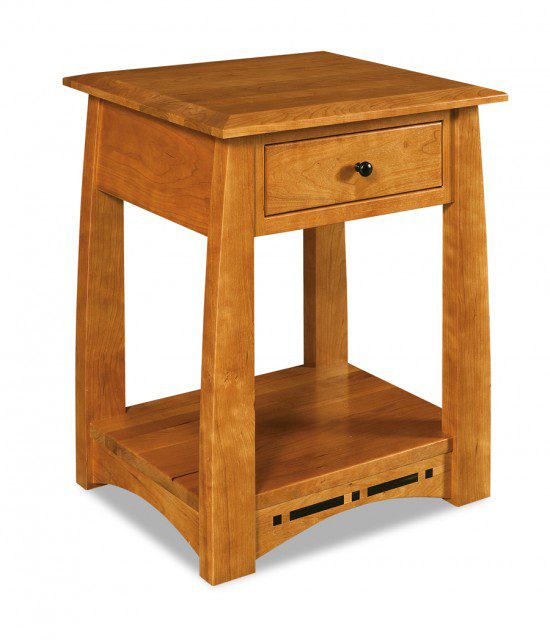 Boulder Creek 1-Drawer Nightstand With Opening