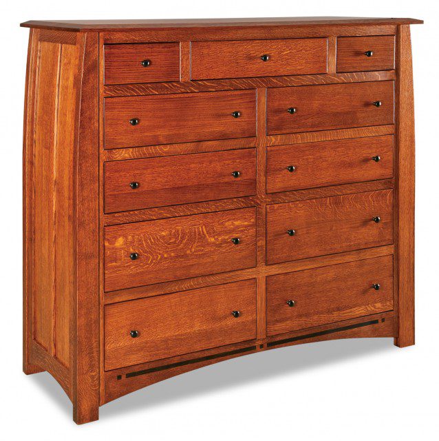 Boulder Creek 11-Drawer Double Chest
