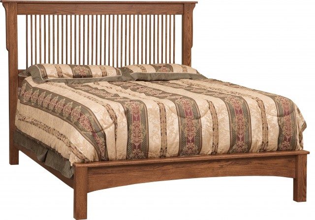 Mission Bed W/ Low Profile Footboard