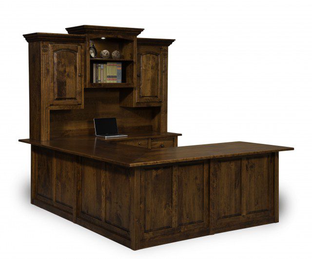 Victorian U Desk w/ Hutch