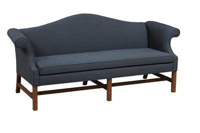 Formal Camelback 83″ Sofa