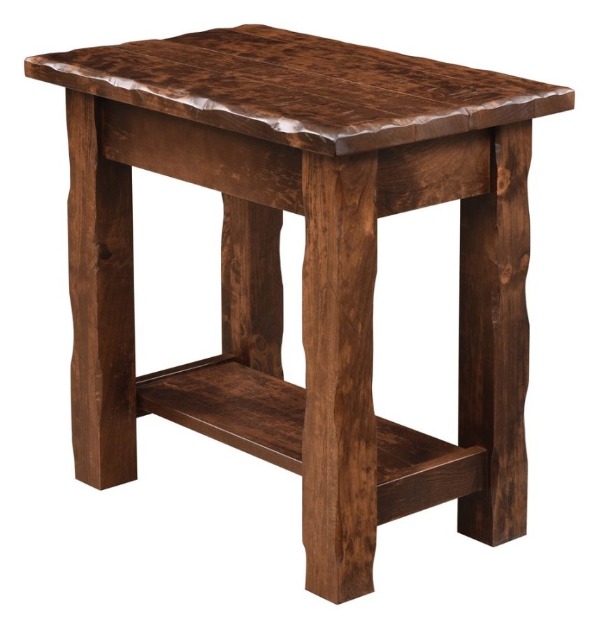Hand Hewn Chair Side Table