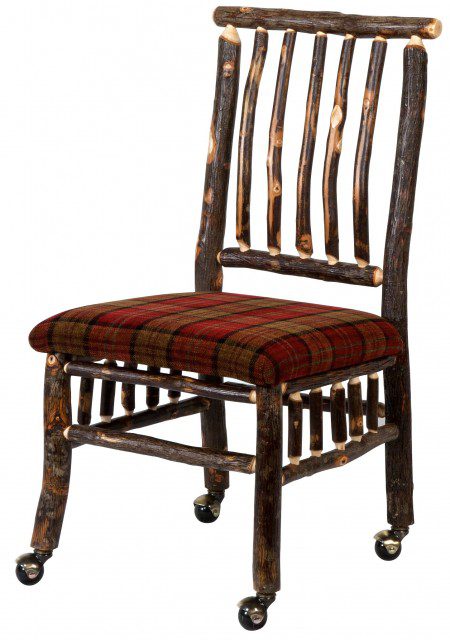 Lake & Lodge Chair w/ Spindle Back & Solid Seat