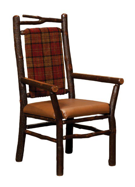 Branch Captain Chair w/ Spindle Back & Solid Seat
