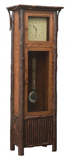 Old Country Grandfather Clock w/Pendulum