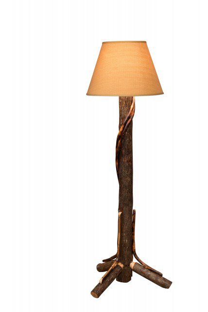 Floor Lamp w/Lambskin Shade