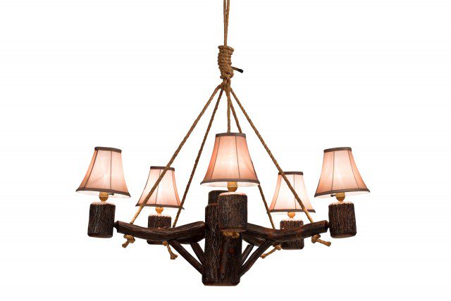 Old Country Chandelier w/Shades