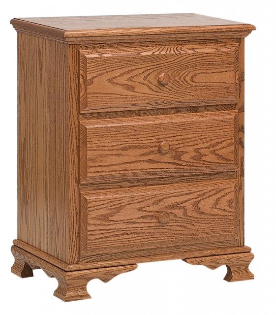 Heritage Collection 3 Deep Drawer Nightstand