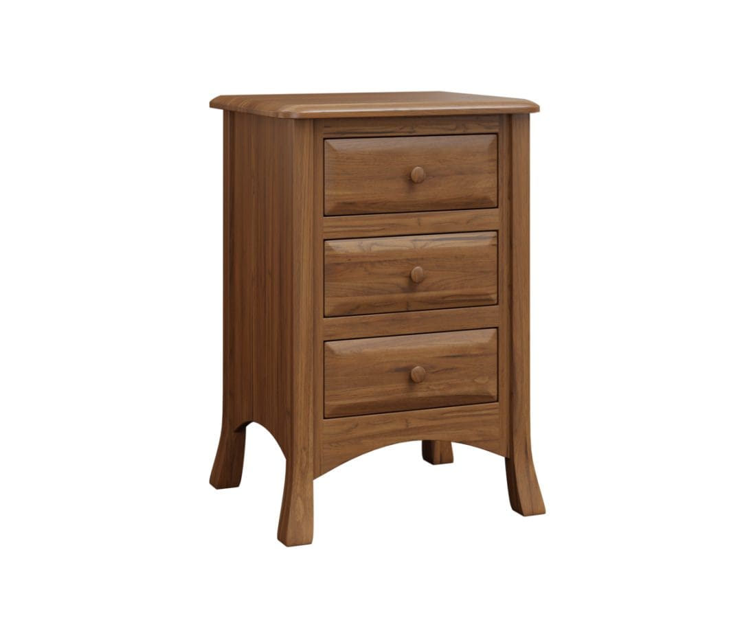 Carlisle 3-Drawer Nightstand