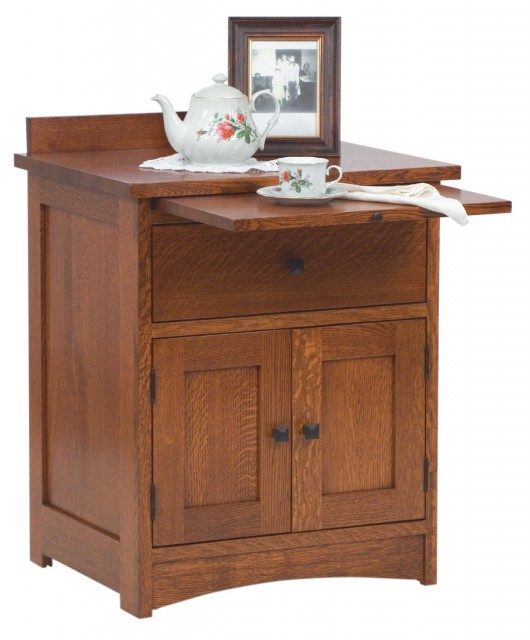 Jacobson Collection 1 Drawer, 2 Door, 1 Pull Out Nightstand