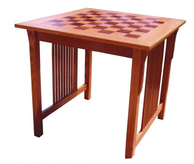 Prairie Mission Collection Chess Game Table