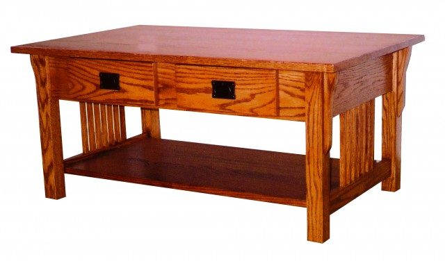 Prairie Mission Collection Coffee Table w/2 Drawers