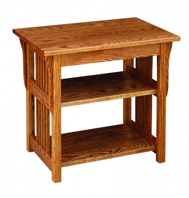 Prairie Mission Collection Double Shelf Tv Stand