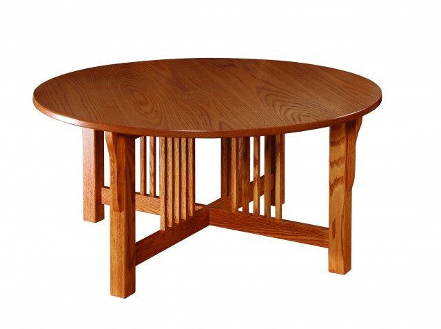 Prairie Mission Collection Round Coffee Table