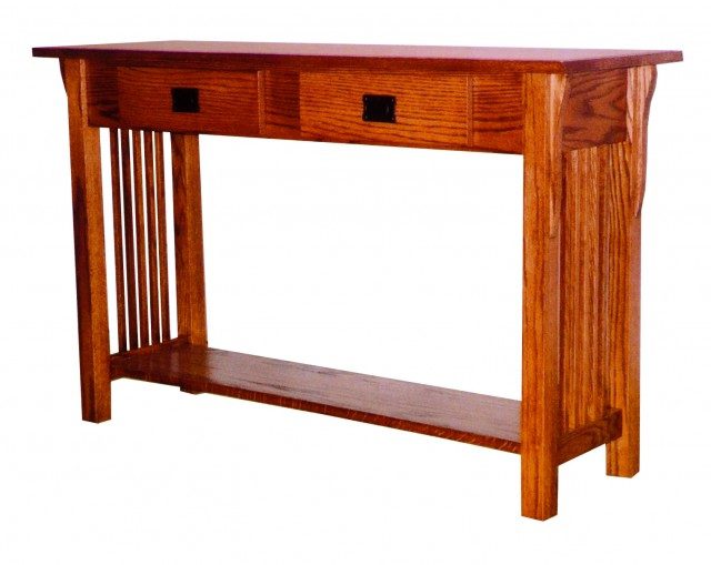 Prairie Mission Collection Sofa Table w/2 Drawers