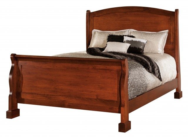 Marshfield Collection Bed w/Wood Panels
