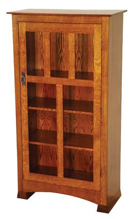 Single Door Tall Bookcase