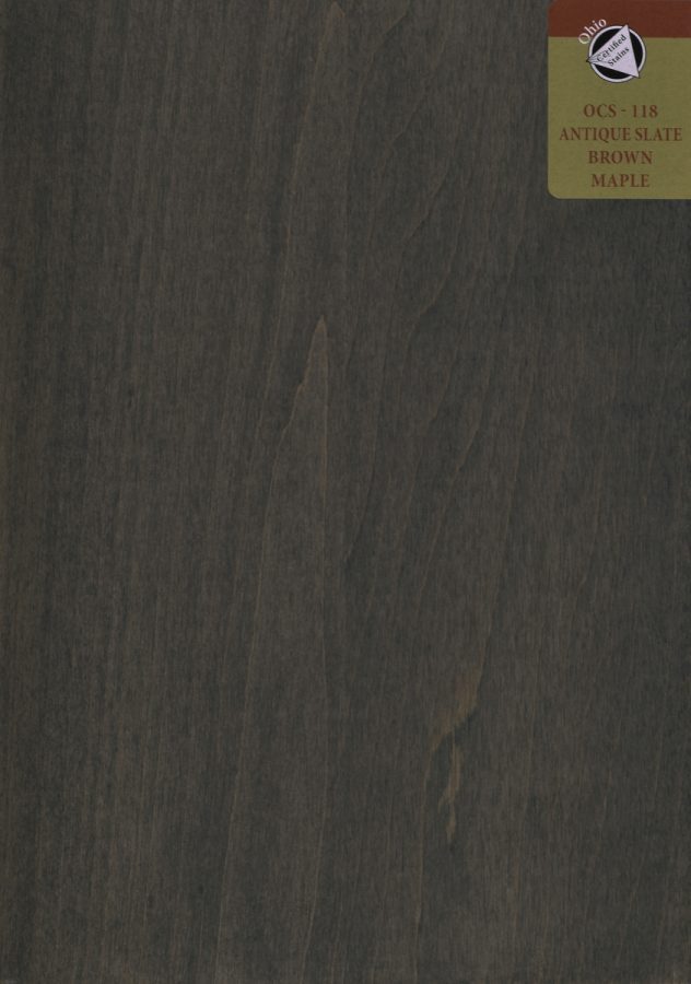 Brown Maple: OCS 118 Antique Slate Brown Maple