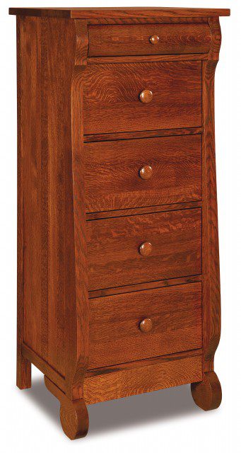 Old Classic Sleigh 5-Drawer Lingerie Chest