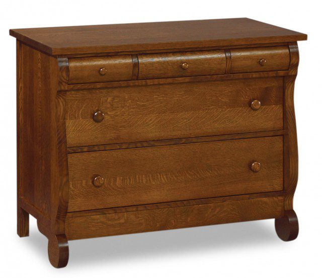 Old Classic Sleigh 5-Drawer Child’s Chest