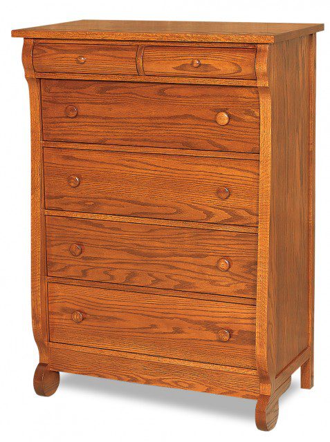 Old Classic Sleigh 6-Drawer Chest