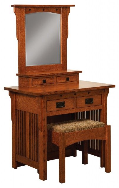 Royal Mission Collection Dressing Table w/Bench