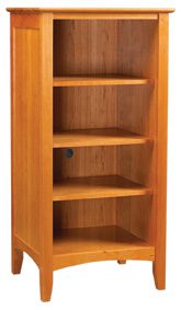 Newport Low Stereo Bookcase