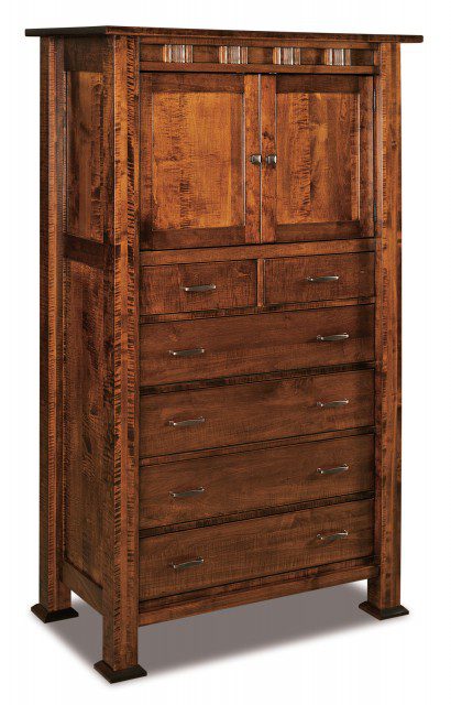 Sequoyah Chest Armoire 6-Drawer, 2-Door, 1 Adj. Shelf