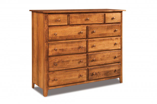 Shaker 11-Drawer Double Chest