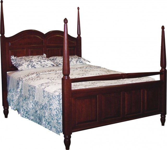 Delafield Bed with blanket rail footboard
