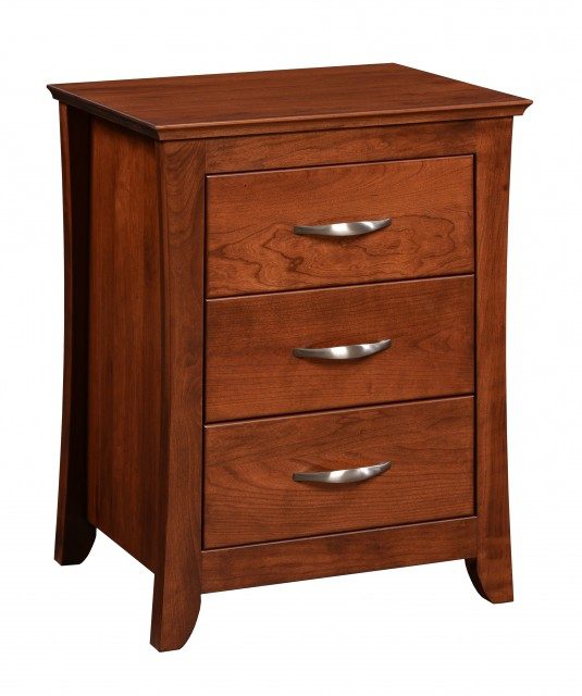 Lexington 3 drawer nightstand