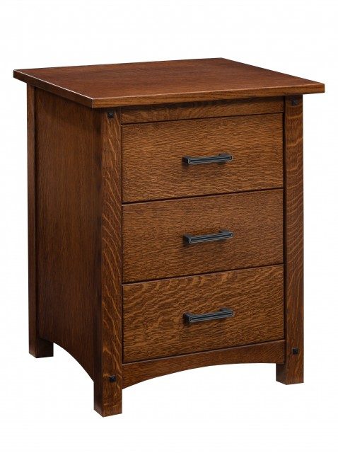 Emory Grand 3-drawer nightstand