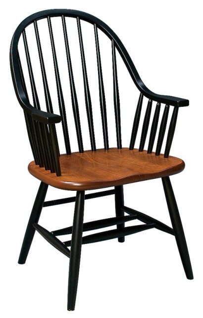 Eight Spindle Arm Chair