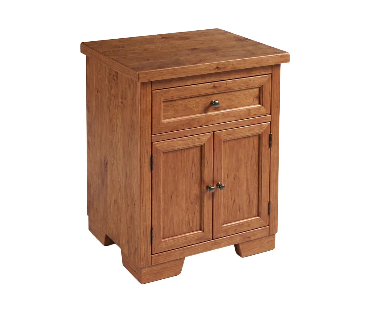 Farmhouse 1 Drawer, 2 Door Nightstand