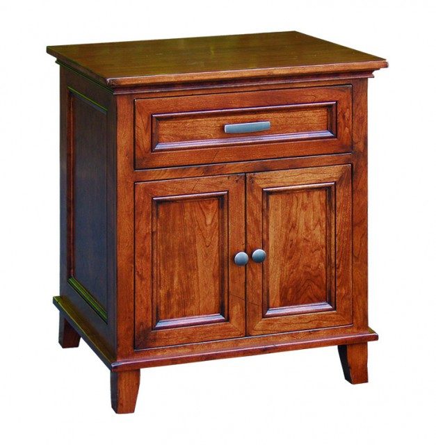 Brooklyn Collection Nightstand w/ 1 Drawer, 2 Doors