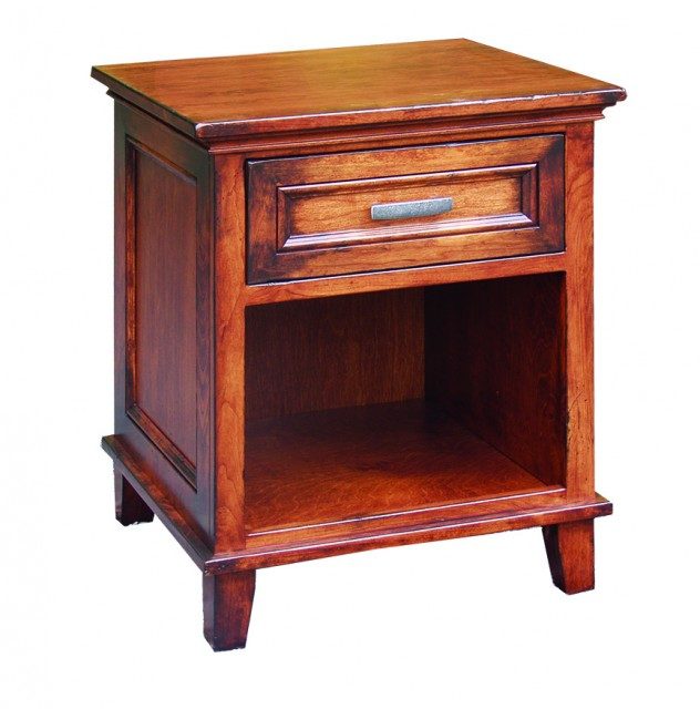 Brooklyn Collection Open Nightstand w/1 Drawer