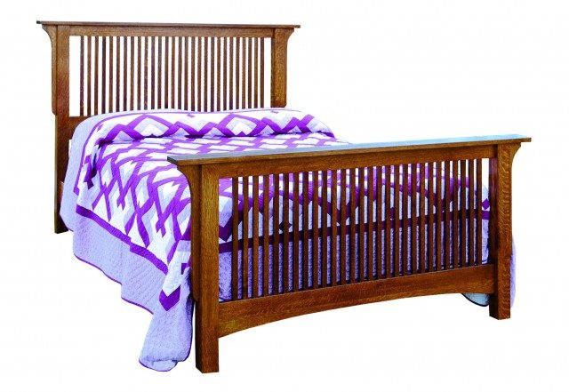 Empire Mission Bed with Spindles