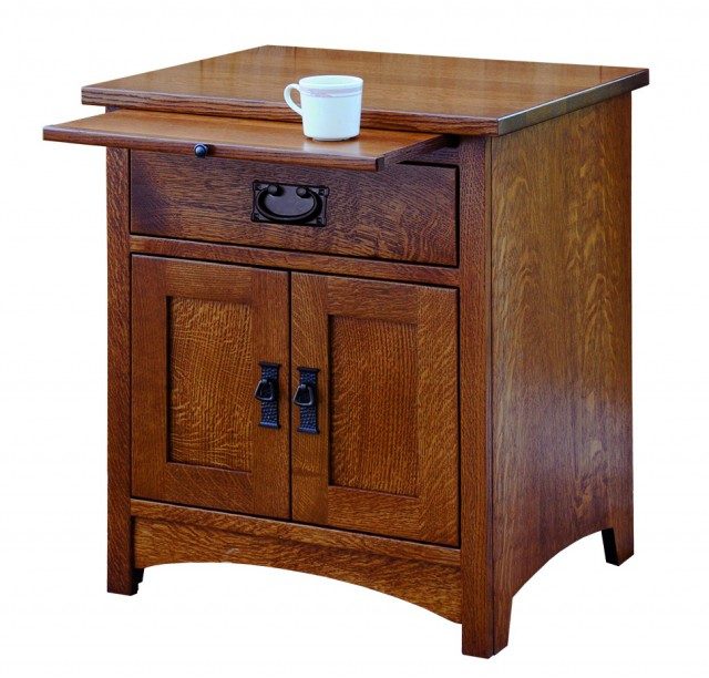 Empire Mission Nightstand w/ 1 Drawer, 2 Doors