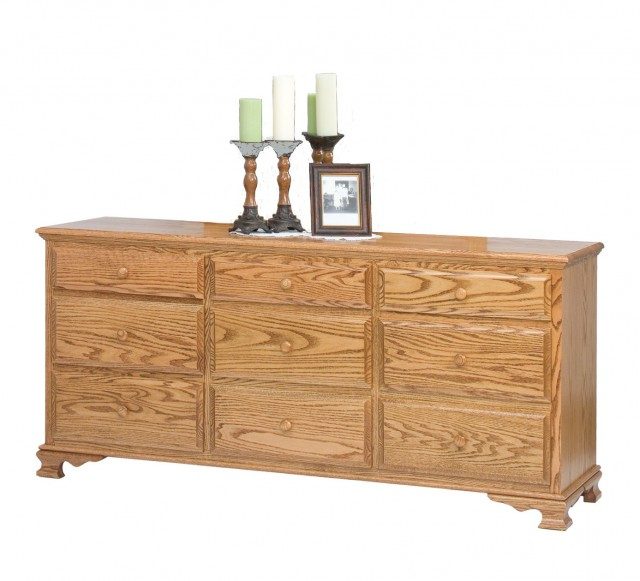 Heritage Collection 60″ Dresser w/9 Drawers