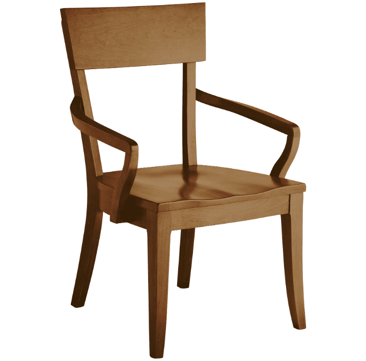 Bella Arm Chair – Wood Seat