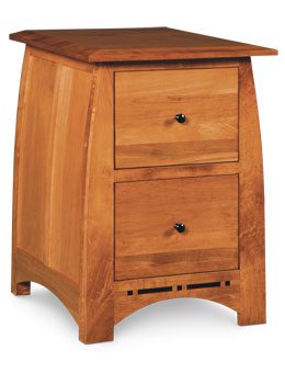 Aspen File Cabinet with Inlay, 2-Drawer