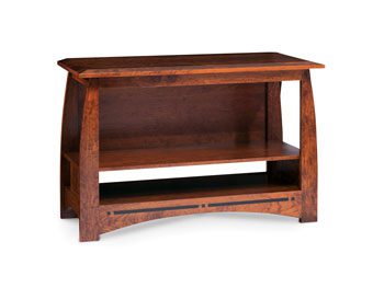 Aspen Open TV Stand with Inlay