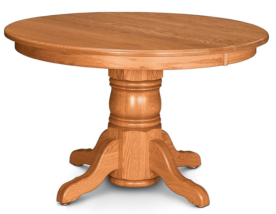 Traditional Single Pedestal Table | Hubbingtons Furniture