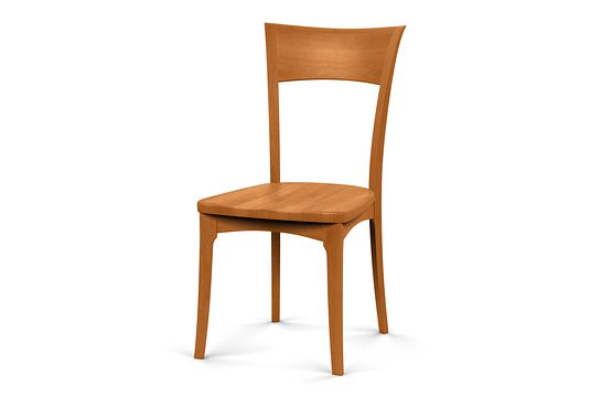INGRID Sidechair with Wood Seat in CHERRY