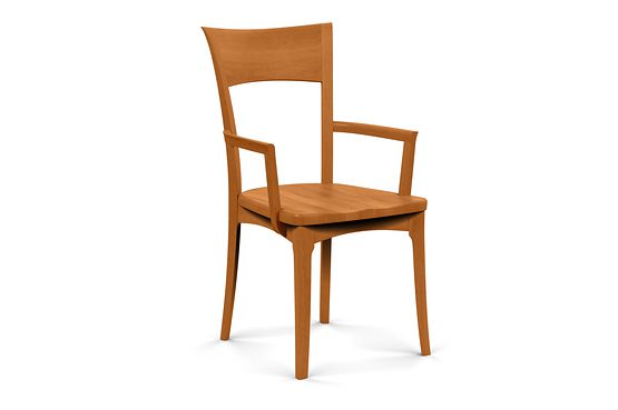 INGRID Armchair Wood Seat in CHERRY