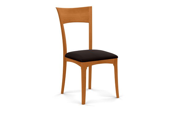INGRID Sidechair with Upholstered Seat in CHERRY